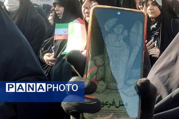 قیام حماسی مردم غیور شهریار در اعلام تنفرازجنایات آمریکا و اسرائیل