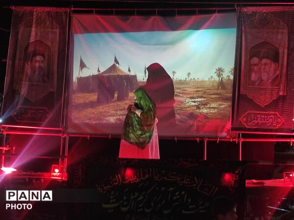 سازمان دانش آموزی قم در خدمت عزاداران حسینی