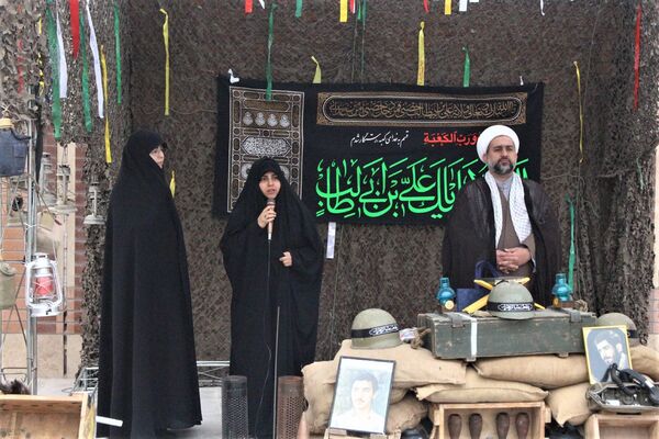 جلوه‌هایی از یادواره شهدا در دبستان استثنایی باغچه‌بان قم