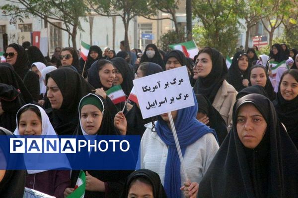 فریاد استکبارستیزی در قیامدشت طنین‌انداز شد