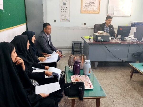 بازدید معاون آموزشی و کارشناس آموزش متوسطه اداره آموزش و پرورش خاتم 