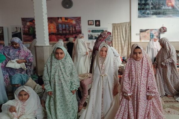 اولین روز  اعتکاف دختران شهرستان جاجرم 