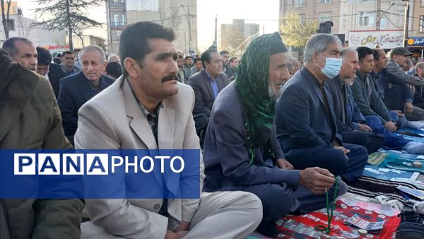 اقامه نماز عید فطر در یاسوج