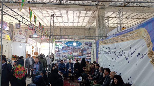 نمایشگاه دستاوردها و توانمندی بانوان روستایی در روستای بشرآباد