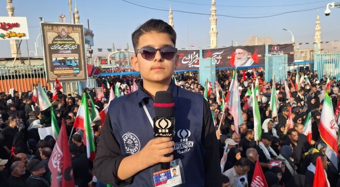 لحظات باشکوه تشییع رهبر شهید انقلاب در مسجد جمکران قم