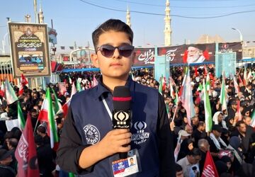 لحظات باشکوه تشییع رهبر شهید انقلاب در مسجد جمکران قم