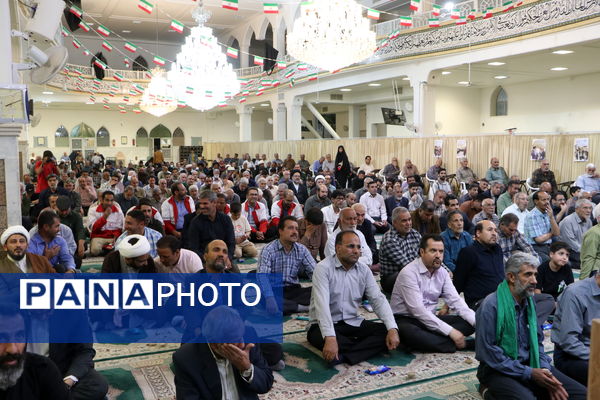 مراسم بزرگداشت شهدای خدمت در مسجد جامع شهرستان آباده 