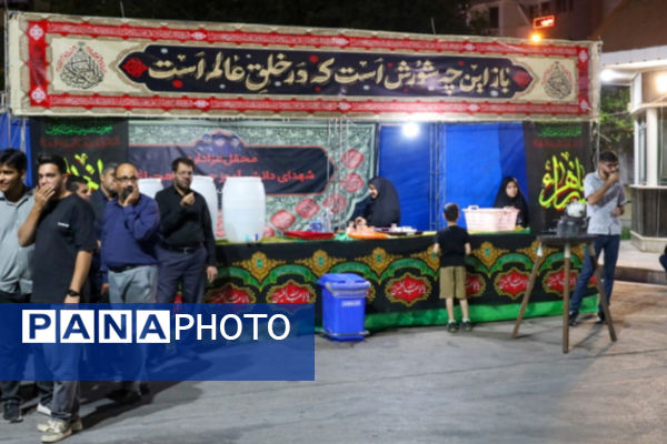 مراسم عزاداری و روضه خوانی سالار شهیدان به میزبانی ناحیه 4 شیراز