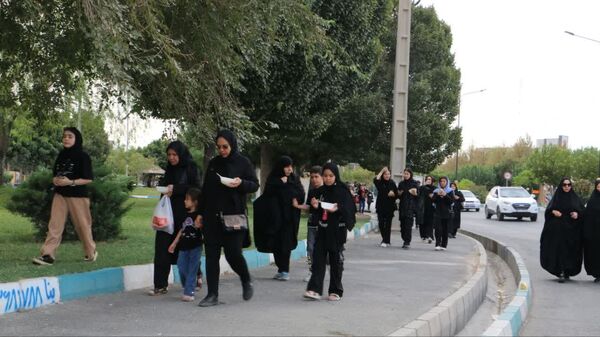 برگزاری مراسم پیاده‌روی بازماندگان اربعین در صفادشت