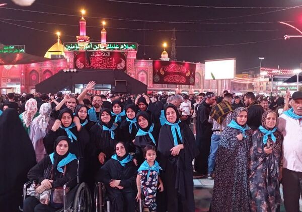 حضور کاروان زائر اولی‌های قم در کربلا