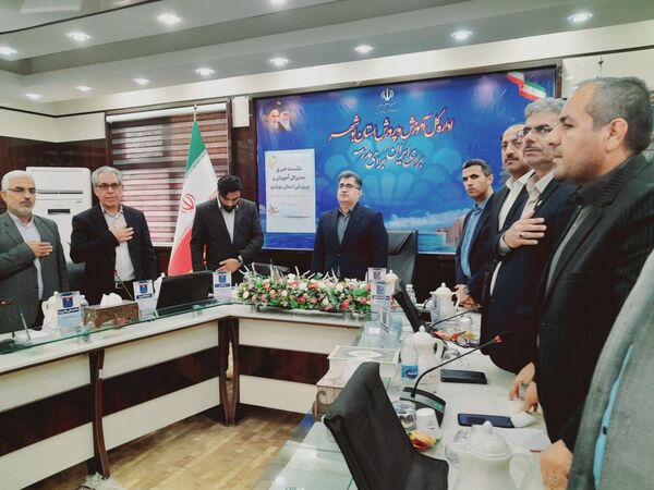 نشست خبری مدیرکل آموزش و پرورش استان بوشهر 