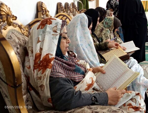 تجلی معنویت و پیوند مادر و دختری در اعتکاف مسجد جامع رامیان