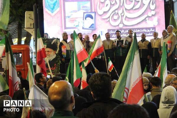 خیابان‌های بجنورد میزبان جشن باشکوه ولادت امام رضا(ع)