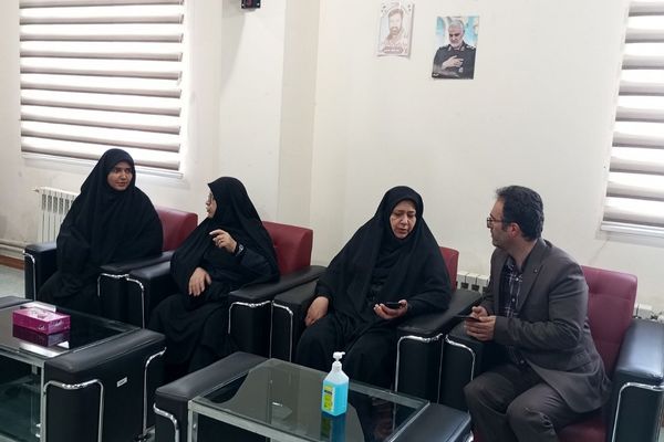 مراسم عزاداری شهادت شهدای خدمت در آموزش و پرورش رودهن 