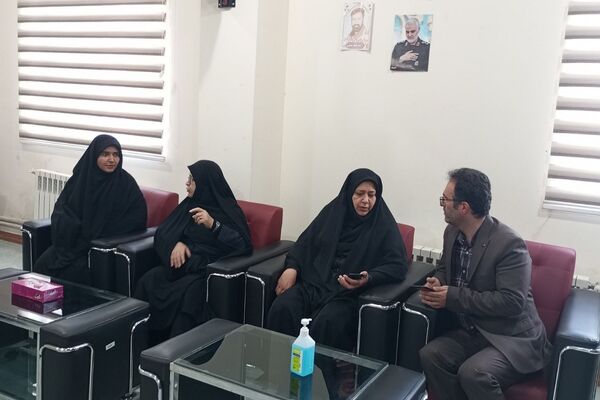 مراسم عزاداری شهادت شهدای خدمت در آموزش و پرورش رودهن 