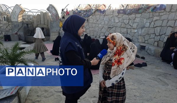 مراسم عطر افشانی مزار شهدای گمنام حبل نور کوهسنگی مشهد مقدس