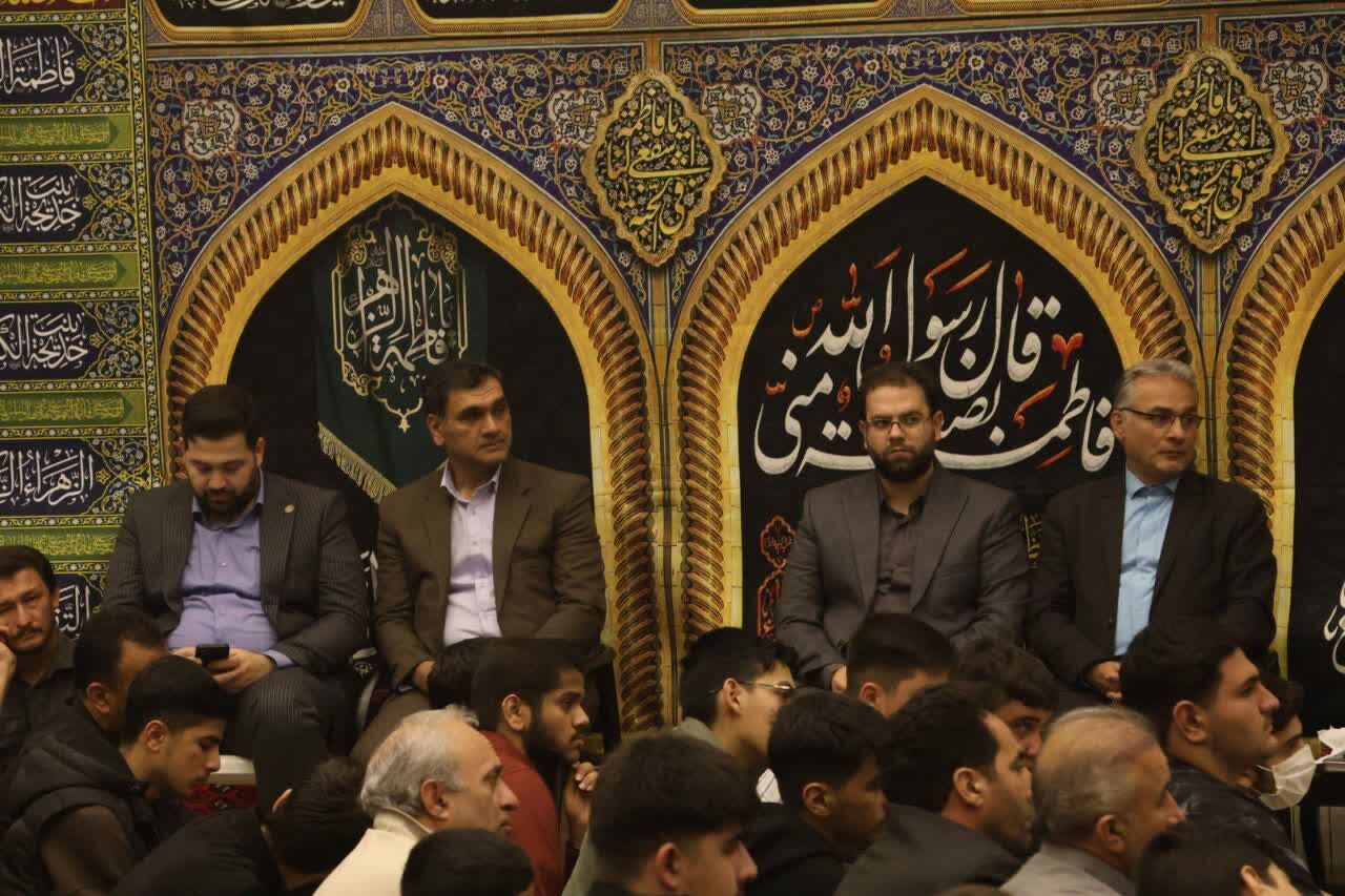 بدرقه معنوی ۷۰ پیشتاز گلستان به حج عمره در بیت‌الزهرا آیت‌الله نورمفیدی