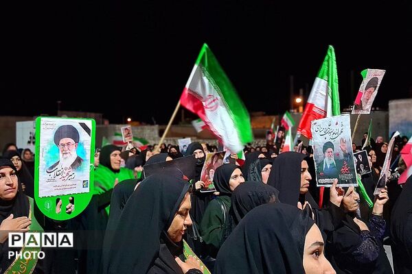 باشت غرق در سوگ و بیعت،وداع با امام و پیمان با رهبر