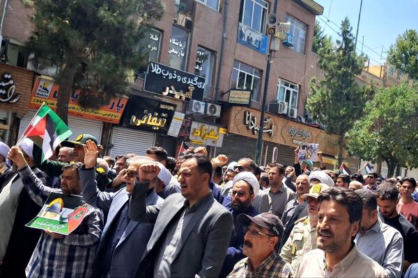 خروش وحدت‌آفرین مردم سنندج در حمایت از مظلومان فلسطین