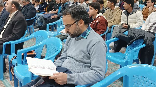 مراسم محفل انس باقرآن کریم دبیرستان شاهد ابوذر غفاری نیشابور