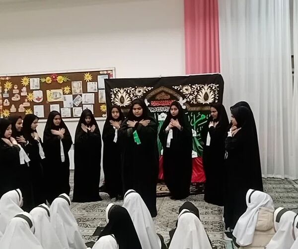 یاد بانوی نور در مدرسه زینب(س) مروست