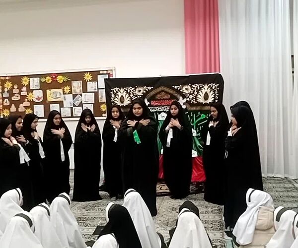 یاد بانوی نور در مدرسه زینب(س) مروست