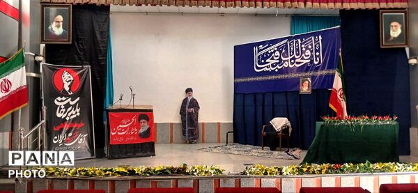  مراسم سوگواری و بزرگداشت حضرت آیت‌الله خامنه‌ای در نهاوند