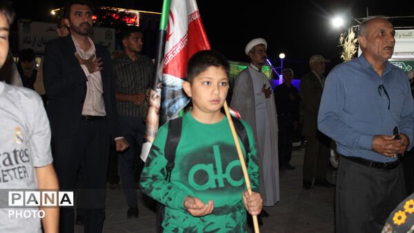 میدان‌داری دانش‌آموزان سملقانی در میدان مقاومت