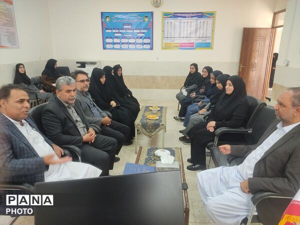 مانور بازگشایی مدارس در نصرت‌آباد
