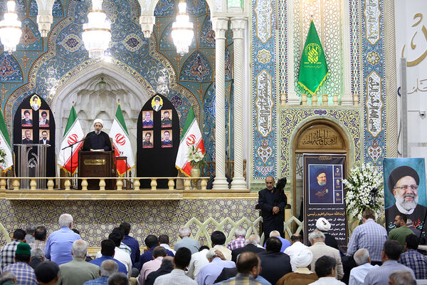 مراسم هفتم شهدای خدمت با حضور سرپرست ریاست جمهوری در قم