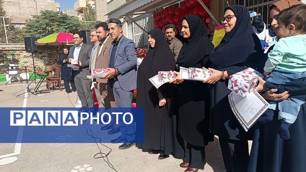 افتتاحیه طرح آهن یاری در دبیرستان کوثر فرهنگیان