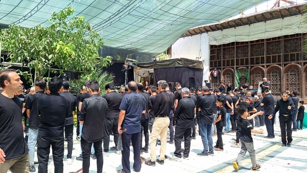 عاشورای حسینی در انگورستان ملک اصفهان