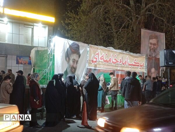 حضور مردم شهرستان نظرآباد در چهلم شهدای میناب 