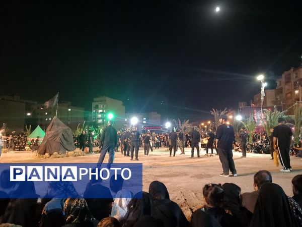 مراسم شام غریبان درناحیه 6 مشهد