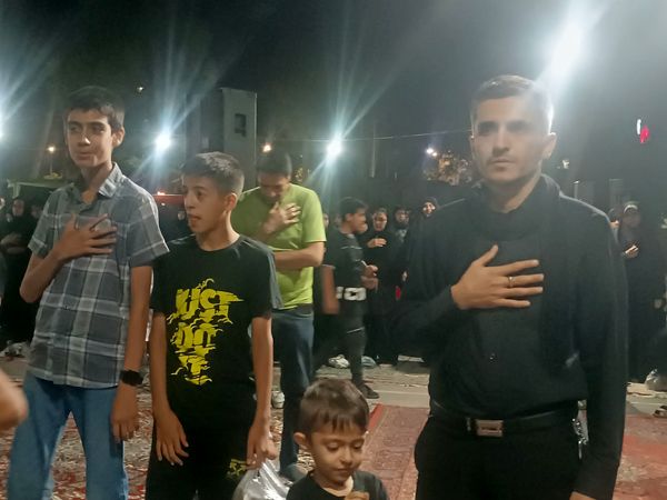 شب اول ماه محرم در هیئت باقرالعلوم نیشابور 