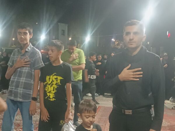 شب اول ماه محرم در هیئت باقرالعلوم نیشابور 