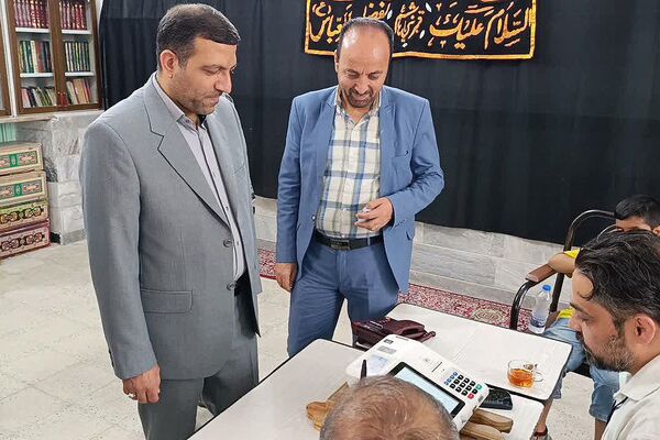 حضور پرشور مردم شهرستان بهارستان دو در دومین مرحله از انتخابات ریاست‌جمهوری