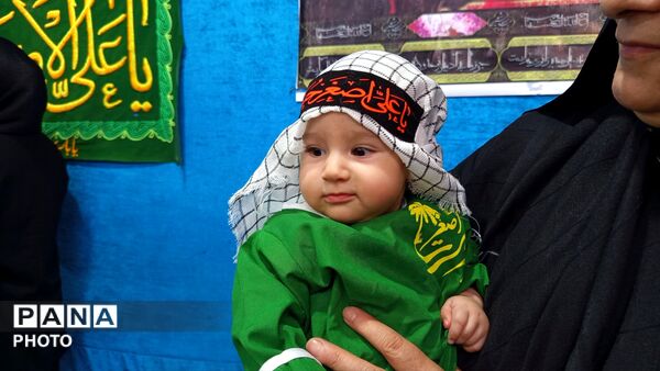 طنین «لبیک یا حسین» از گهواره‌های عشق