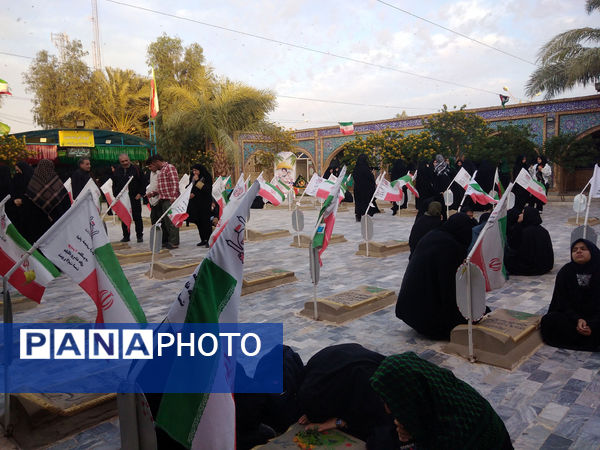 اردوی راهیان نور دختران دانش‌آموز قم