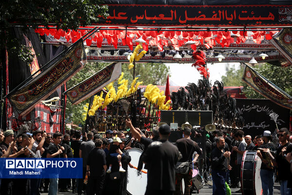 عزاداری عاشورا حسینی در محله رودکی