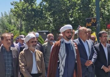 خروش کامیاران علیه نسل‌کشی در غزه