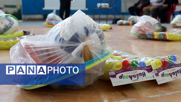 آیین اعزام کاروان تجهیزات ورزشی مهر با نشاط در شهرستان گرمه