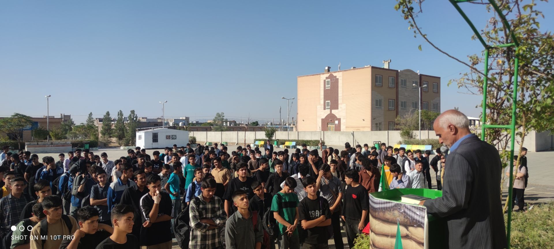 مراسم آغاز سال جدید تحصیلی در هنرستان شهید مدرس کاشمر