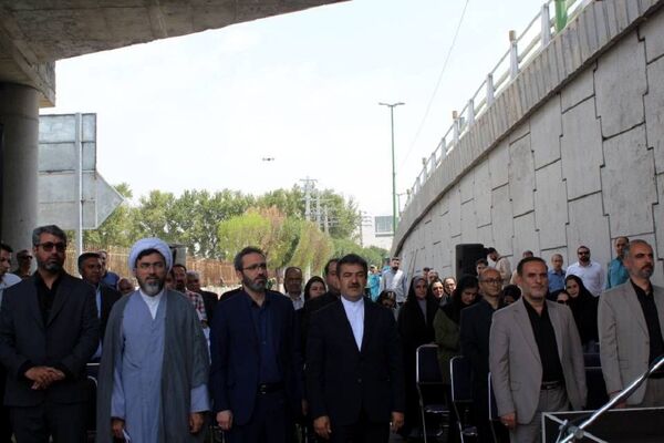 آیین افتتاح لوپ تقاطع غیرهمسطح ۱۲ فروردین در البرز