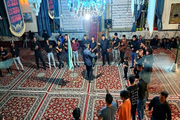 شام غریبان حسینی در مسجد جامع شهر بار