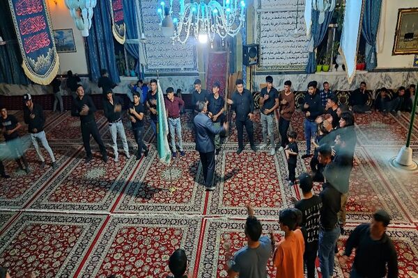 شام غریبان حسینی در مسجد جامع شهر بار