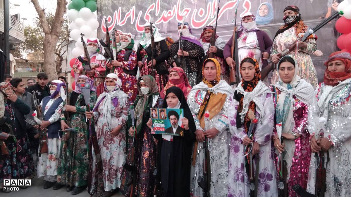 اجتماع و رزمایش بزرگ 2000 نفری دختران جانفدای اهر