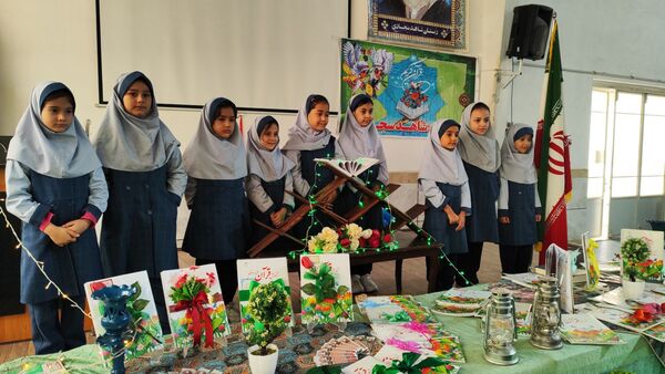 جشن قرآن کلاس اولی‌ها در مدرسه شاهد خیر سجادی 