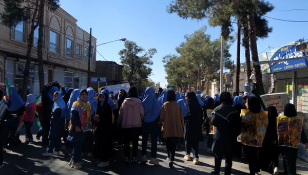 راهپیمایی ۱۳ آبان ماه در شهرستان خلیل‌آباد 