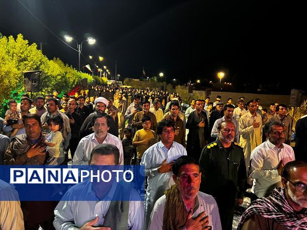 یادواره شهدای گمنام بخش چاه‌دادخدا و اولین سالگرد شهید سید حسن نصرالله